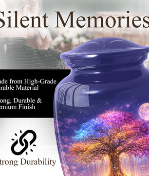 Tree of Life Urn - Adult Cremation Large Urn for Ashes|Floating Tree Memorial Urn