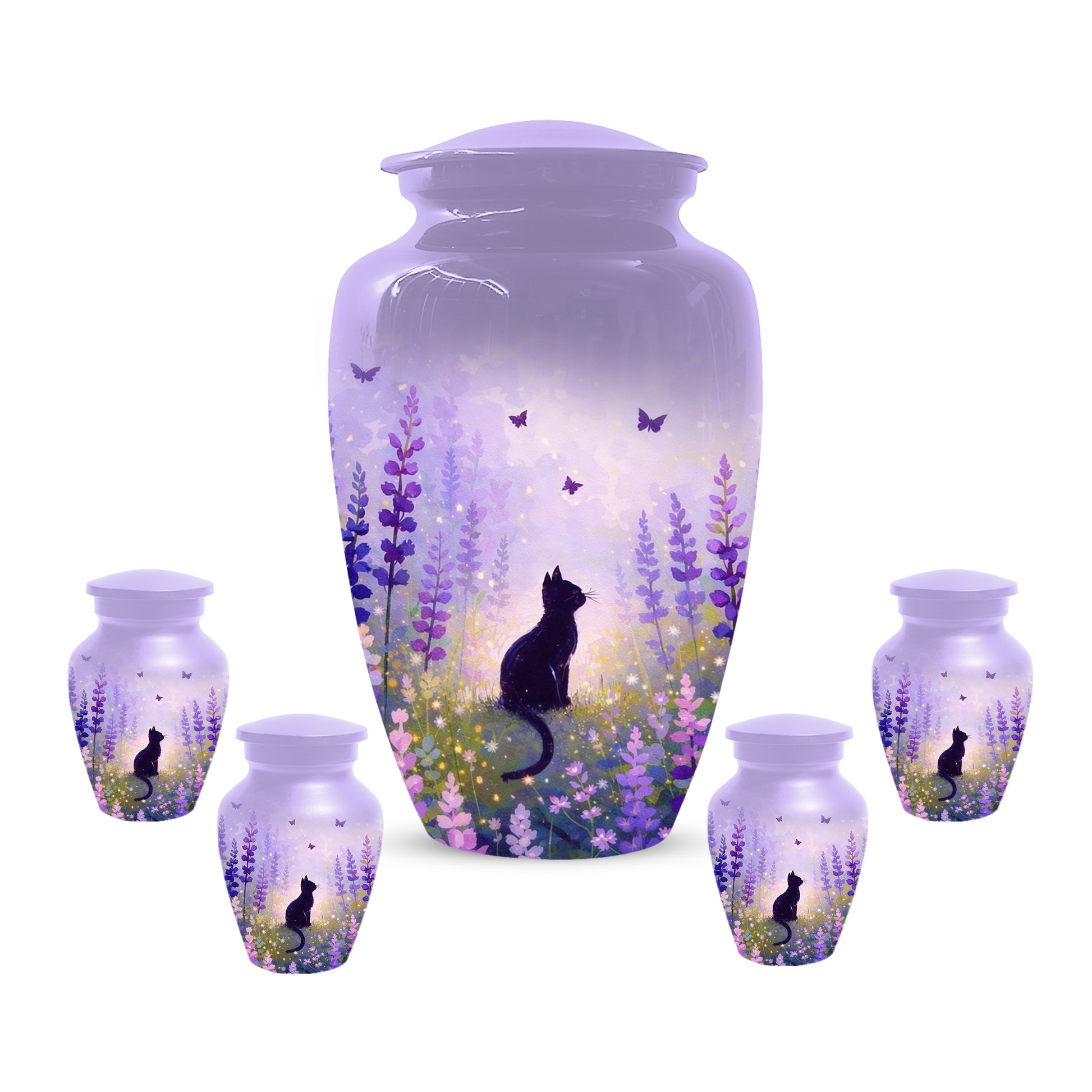Cat Urn for Mom | Beautiful Cat Cremation  Large Urn for Mother|Funeral Urn for Human Ashes