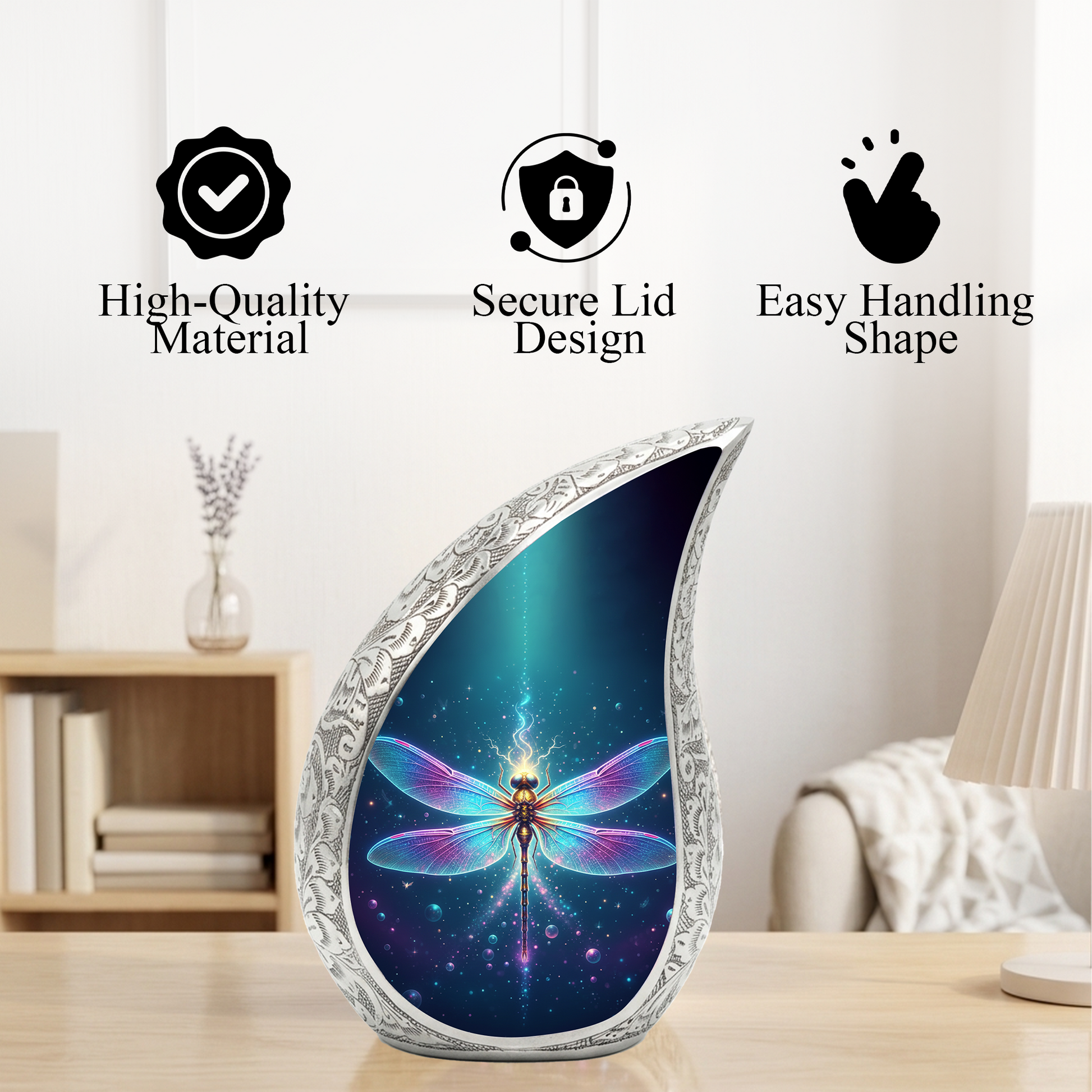 Dragonfly Butterfly Urn for Mom |Butterfly Urns for Human Ashes