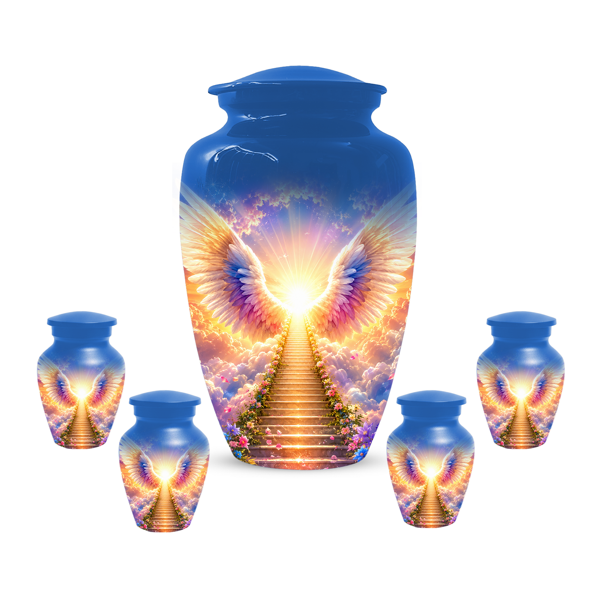 Angel Wings Urn for Ashes  Heavenly  Memorial Keepsake for Mom