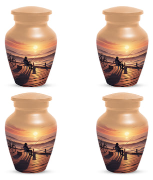 Beautiful Fishing Urn for Dad | Gone Fishing Cremation Urn for Adult & Male Ashes