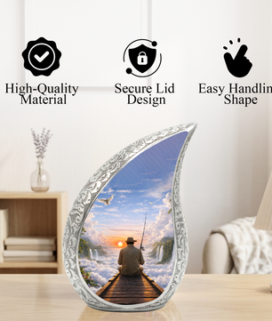 Fishing Gone Fishing Urn | Fishing Urns for Human Ashes