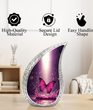 Butterfly Urn for Ashes, Cremation Keepsake Urn For Human Ashes