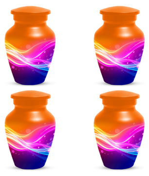 Modern Abstract Cremation Urn for Ashes – Colorful Adult Funeral Urns