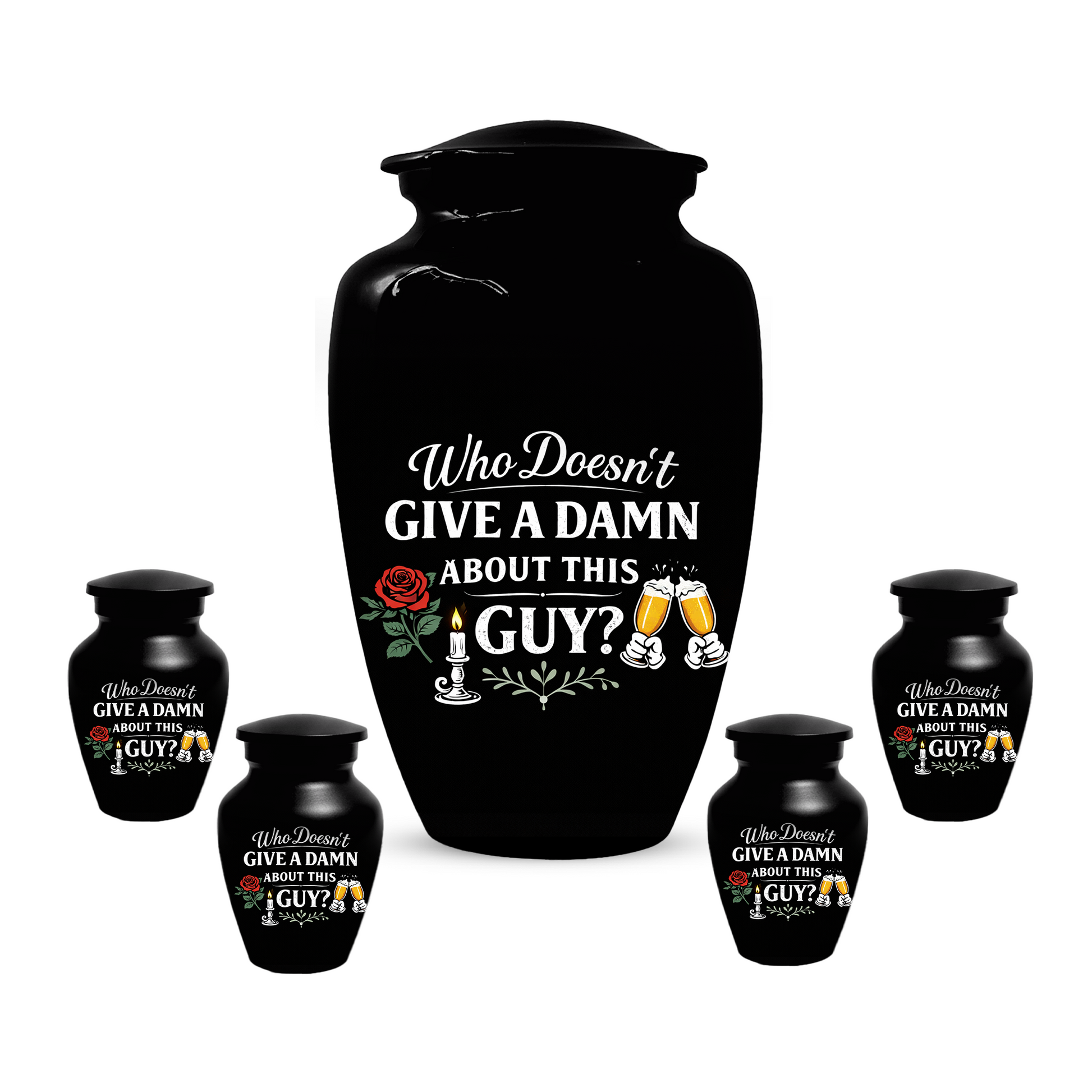 Funny Adult Urn for Ashes,  Personalized Memorial Urn for Dad