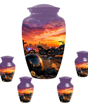 Motorcycle Cremation Urn for Men | Custom Memorial Urns for Ashes