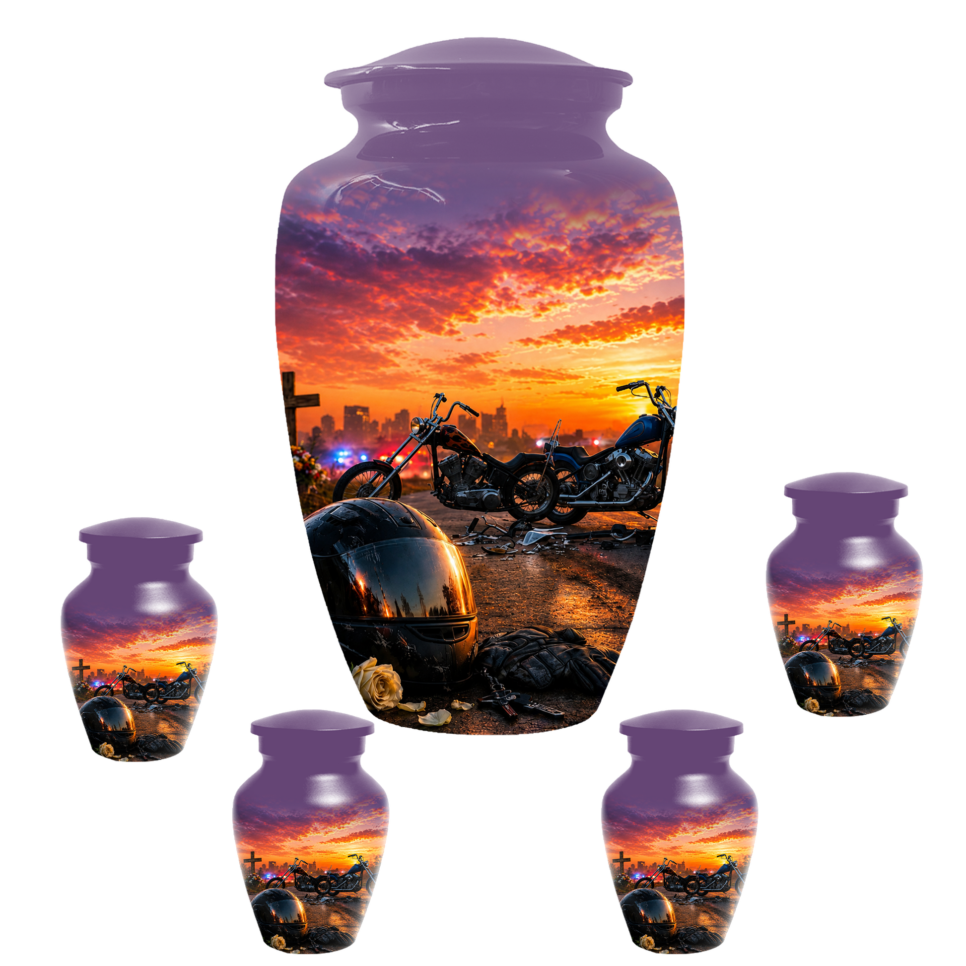 Motorcycle Cremation Urn for Men | Custom Memorial Urns for Ashes