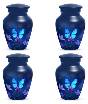 Blue Butterfly Urn for Human Ashes | Blue Butterfly Cremation Urn