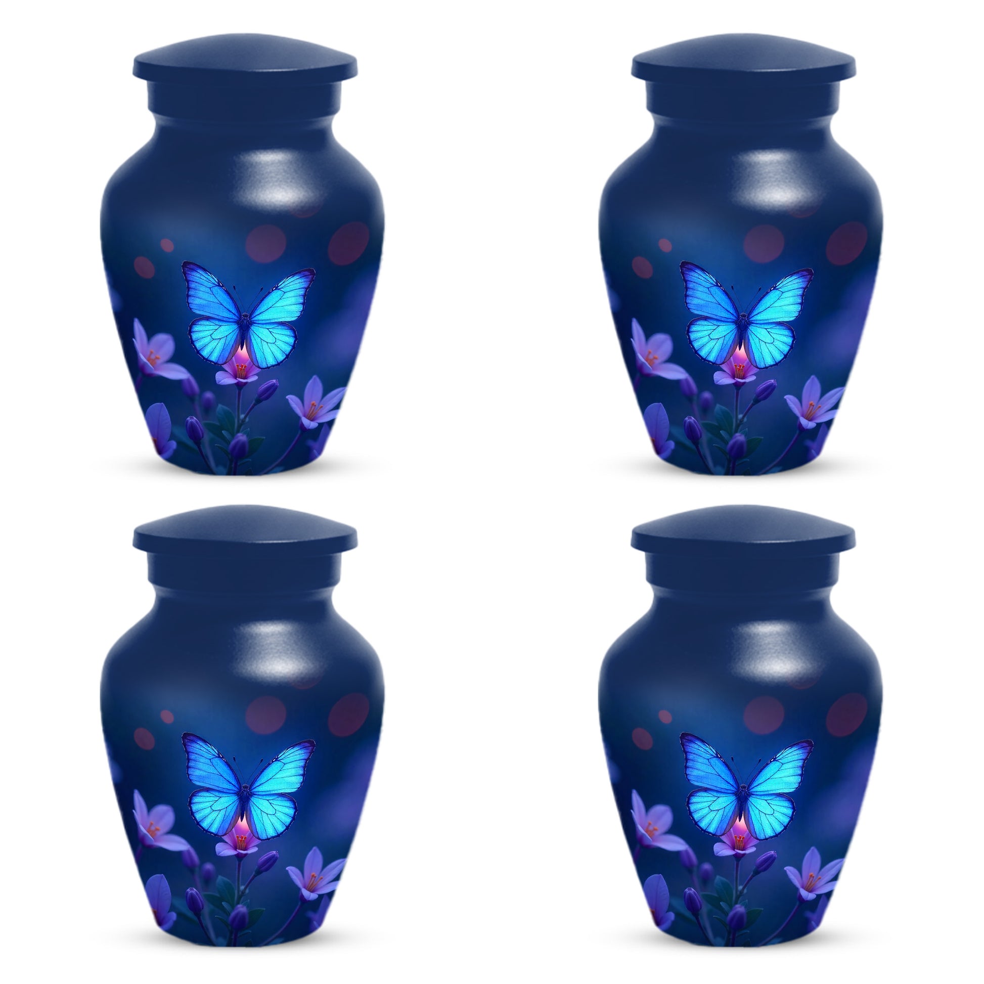 Blue Butterfly Urn for Human Ashes | Blue Butterfly Cremation Urn