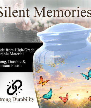 Butterfly Urn for Mom – Beautiful Urns for Women | Butterfly  Large Urns for Human Ashes