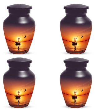 Fishing Urn for Human Ashes | Fishing Cremation Urn for Dad, Men
