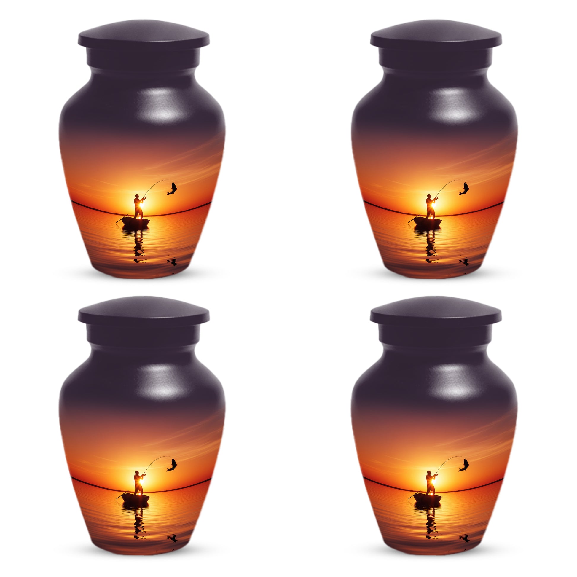 Fishing Urn for Human Ashes | Fishing Cremation Urn for Dad, Men
