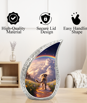 Dog Heaven Urn for Human & Pet Ashes – Personalized Dog Heaven Cremation Urn