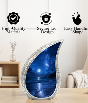 Ocean Beach Urn for Human Ashes | Beach Urns, Ocean Wave Cremation Urn