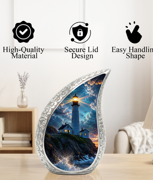 Lighthouse Urn for Human Ashes | Adult Cremation Urn & Memorial Urns for Adults