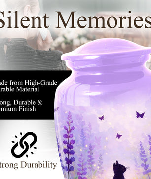 Cat Urn for Mom | Beautiful Cat Cremation  Large Urn for Mother|Funeral Urn for Human Ashes
