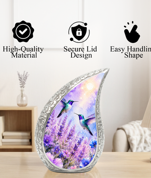 Hummingbird Urn for Adult Ashes | Beautiful Hummingbird Adult Cremation Urn