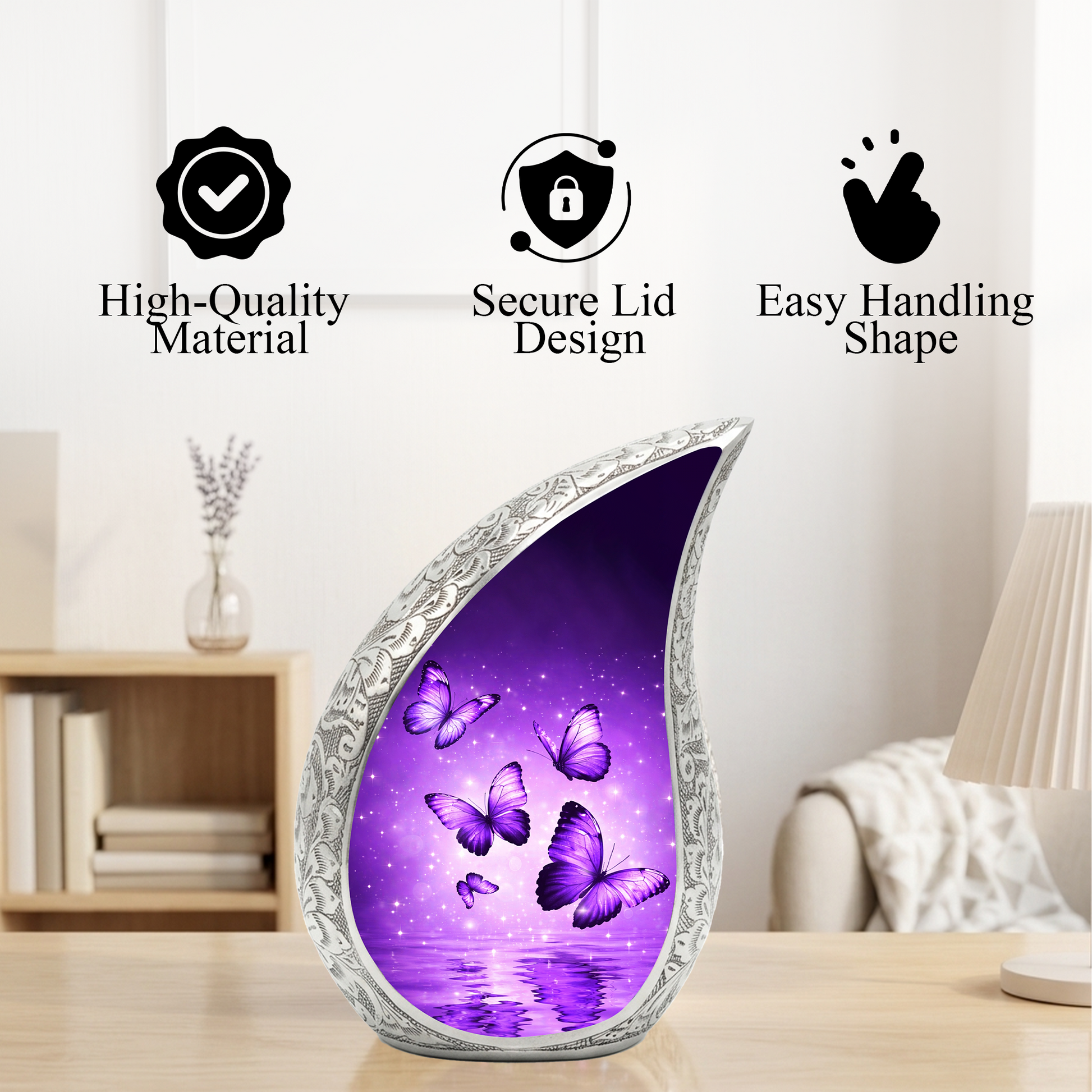 Butterfly Urn for Human Ashes | Urn for Mom