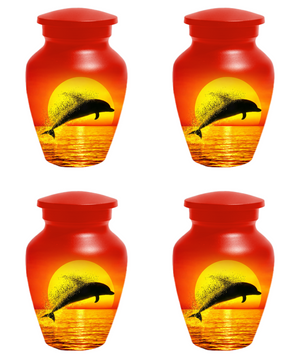 Dolphin Urn for Ashes | Adult Cremation Urn | Custom Memorial Urn for Human Ashes