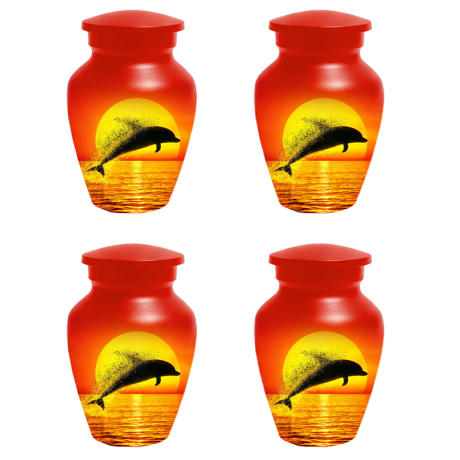 Dolphin Urn for Ashes | Adult Cremation Urn | Custom Memorial Urn for Human Ashes