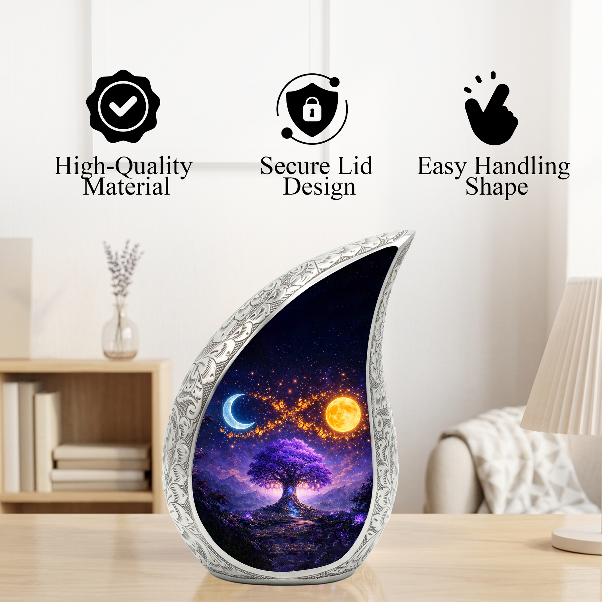 Tree Adult Urn for Human Ashes – Premium Tree of Life Adult Cremation Urn