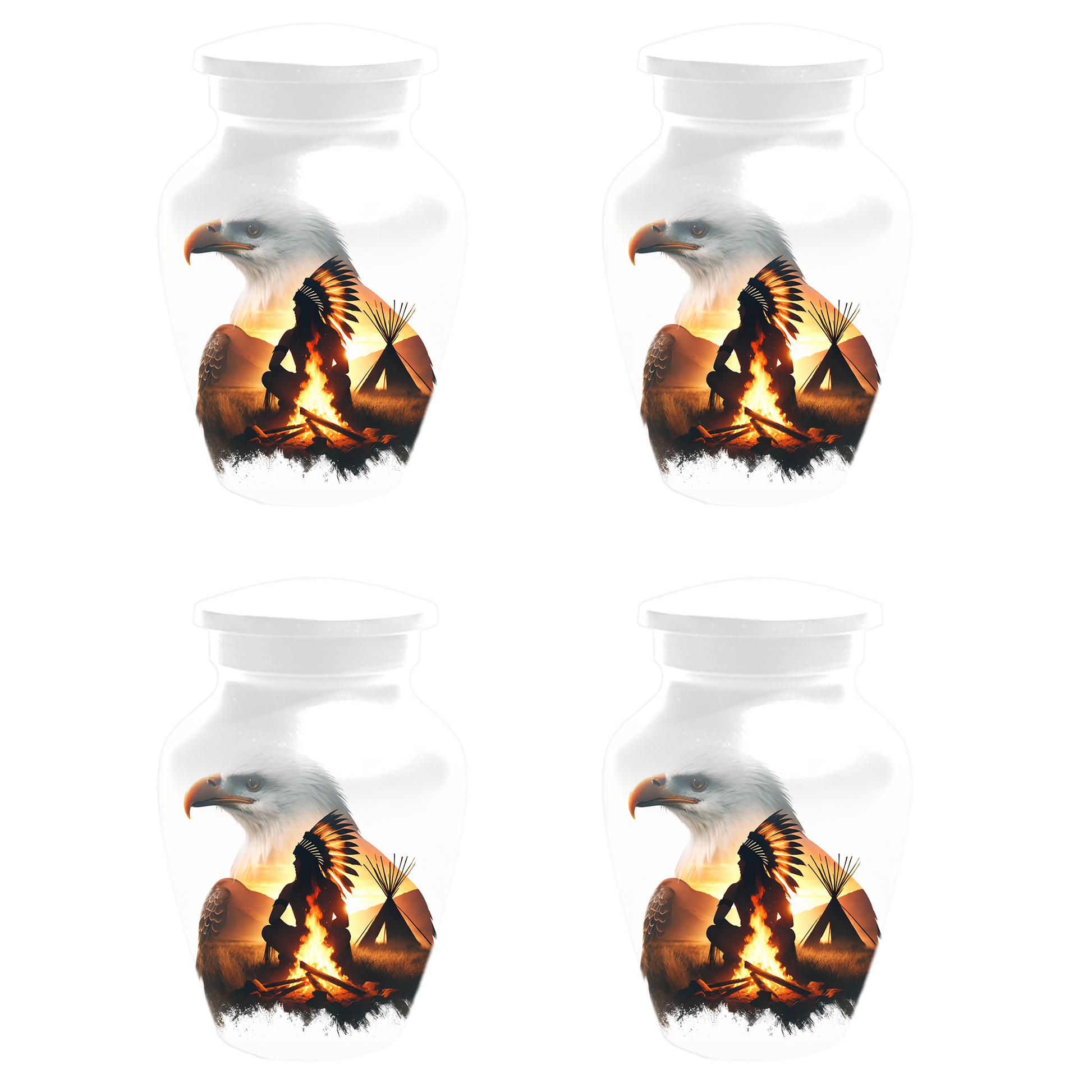 Personalized Eagle Urn for Ashes | Custom Eagle Memorial Urn
