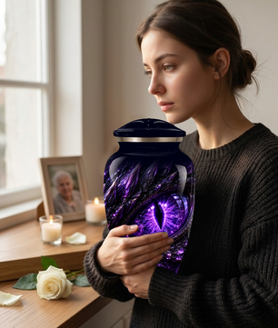 Dragon Eye Cremation Urn for Ashes | Personalized Dragon Urn | Fantasy Adult Memorial Urn