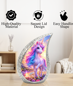Unicorn Adult Urn for Ashes,Cremation Urn for Women
