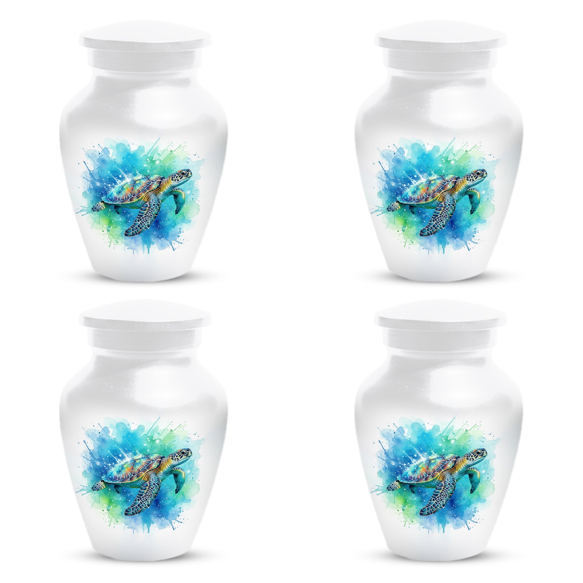 Turtle Urn for Human Ashes | Peaceful Turtle Adult Cremation Urn & Nature Memorial