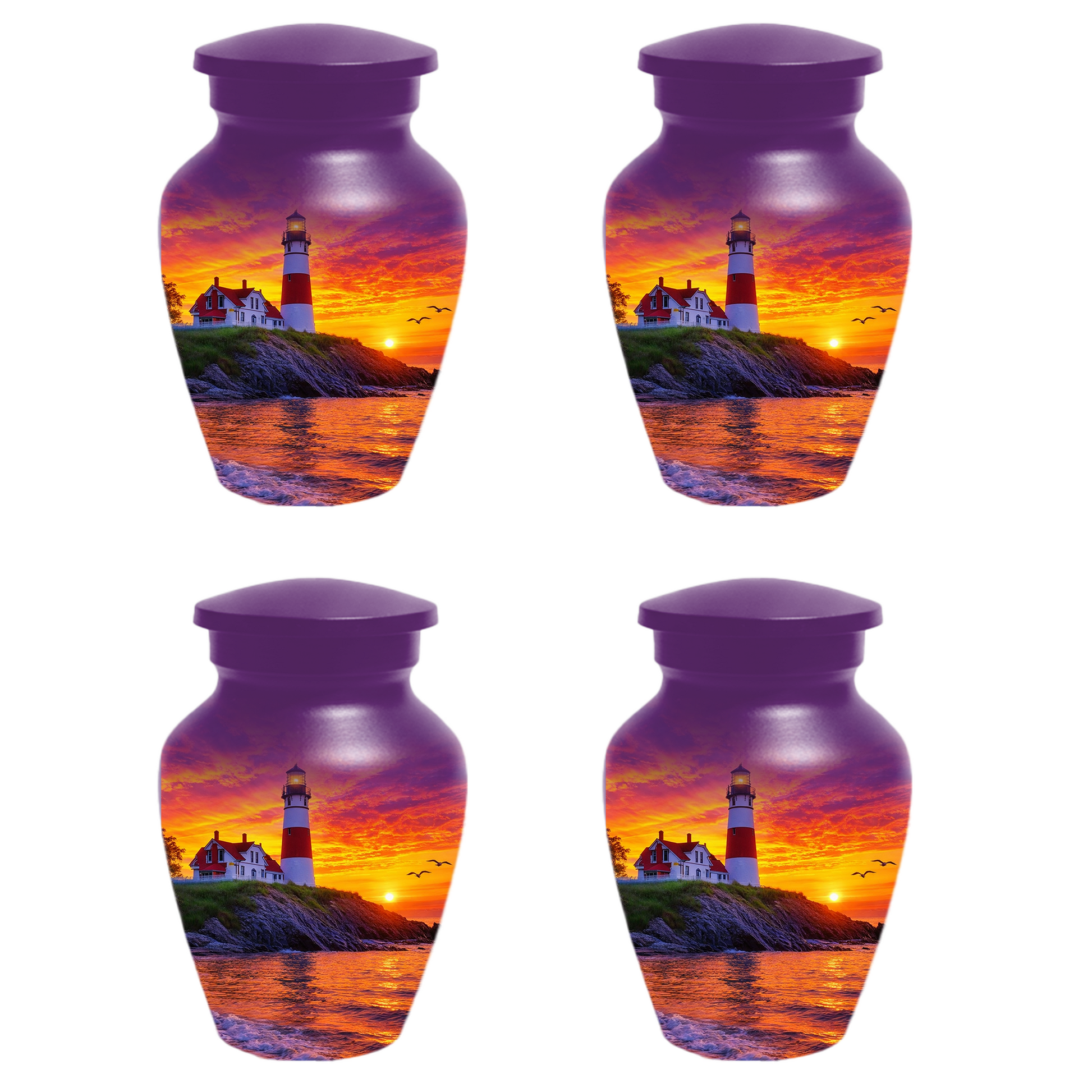 Lighthouse Cremation Urn for Ashes | Memorial Urn for Mom, Dad, Women & Men