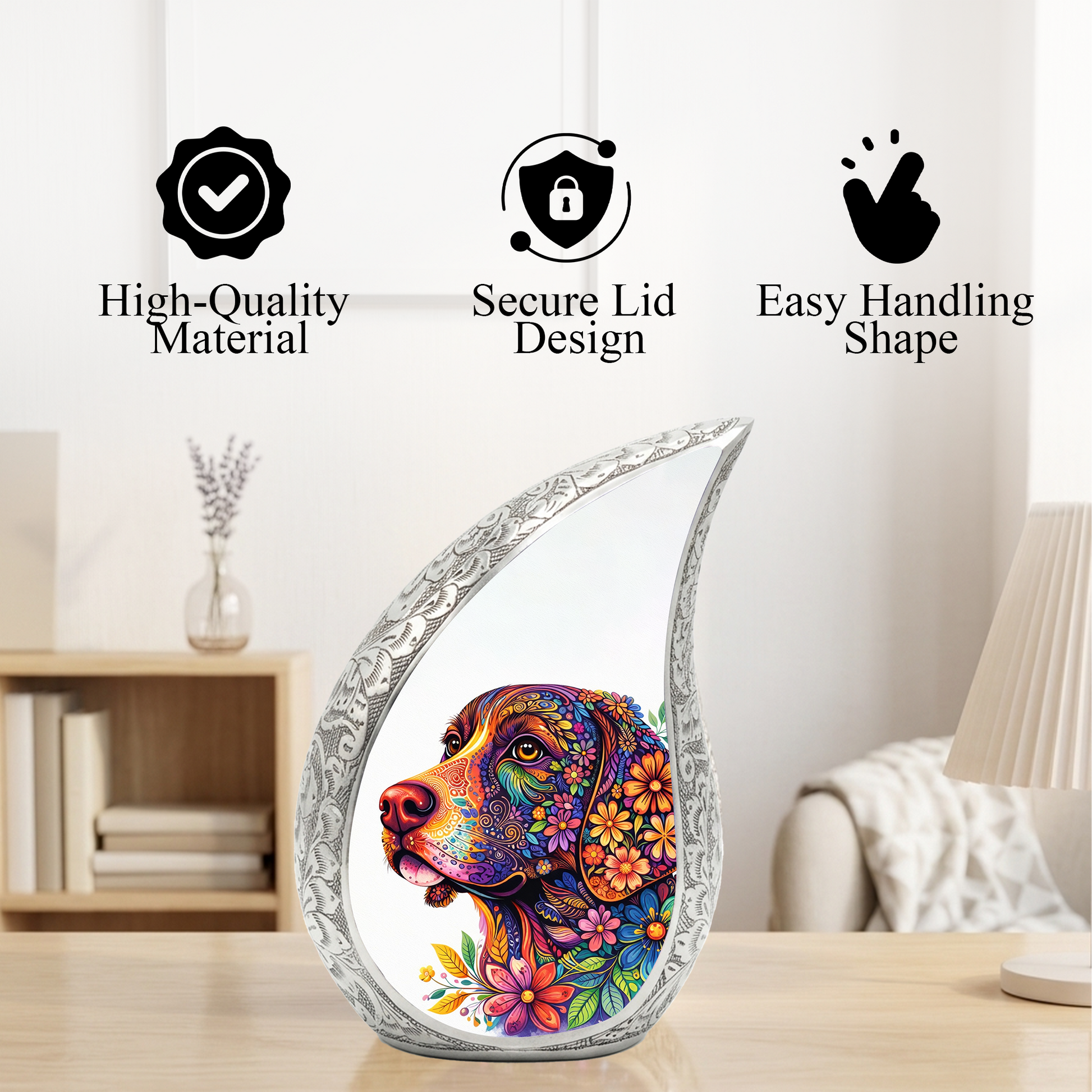 Beautiful Personalized Dog Urn for Ashes