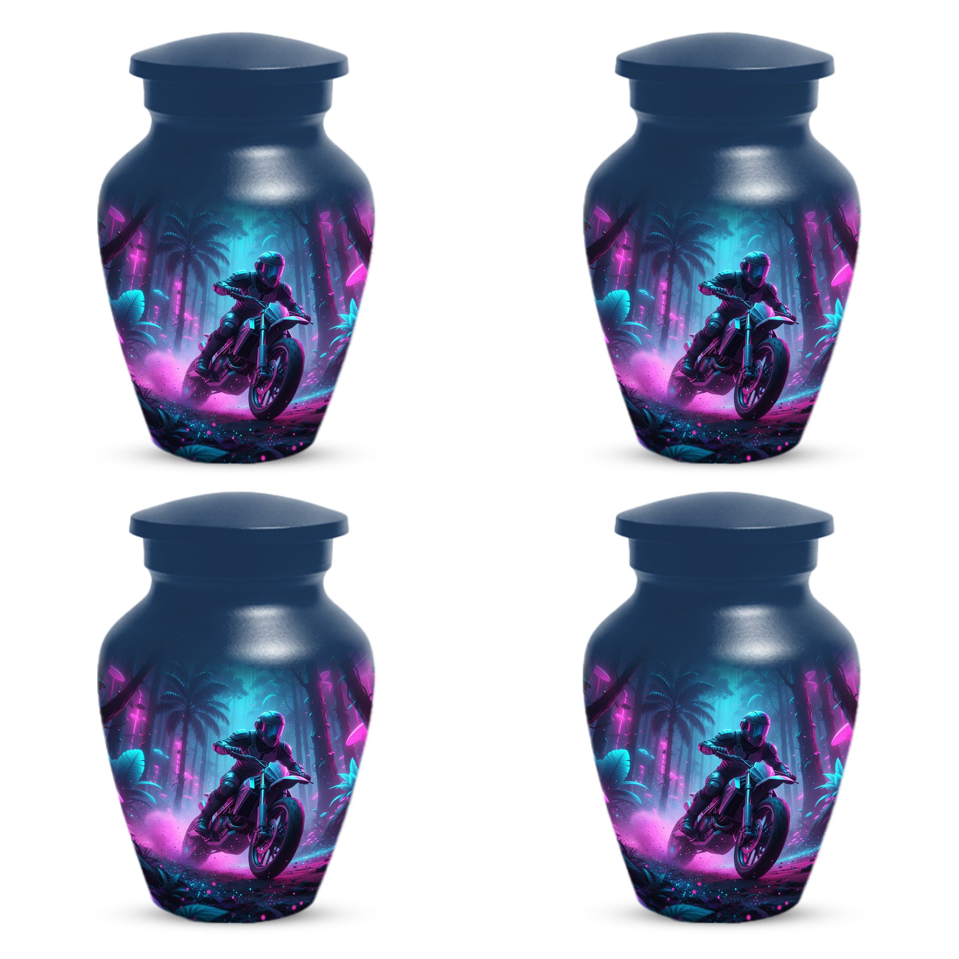 Dirt Bike Urn for Ashes - Personalized Motocross Memorial for Dad | Motorcycle Cremation Urns for Father