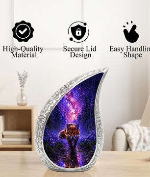 Fox Urn for Human Ashes | Wildlife Adult Cremation Urn | Fox Memorial Urn for Adult AsheFox Urn for Human Ashes | Wildlife Adult Cremation Urn | Fox Memorial Urn for Adult Ashes