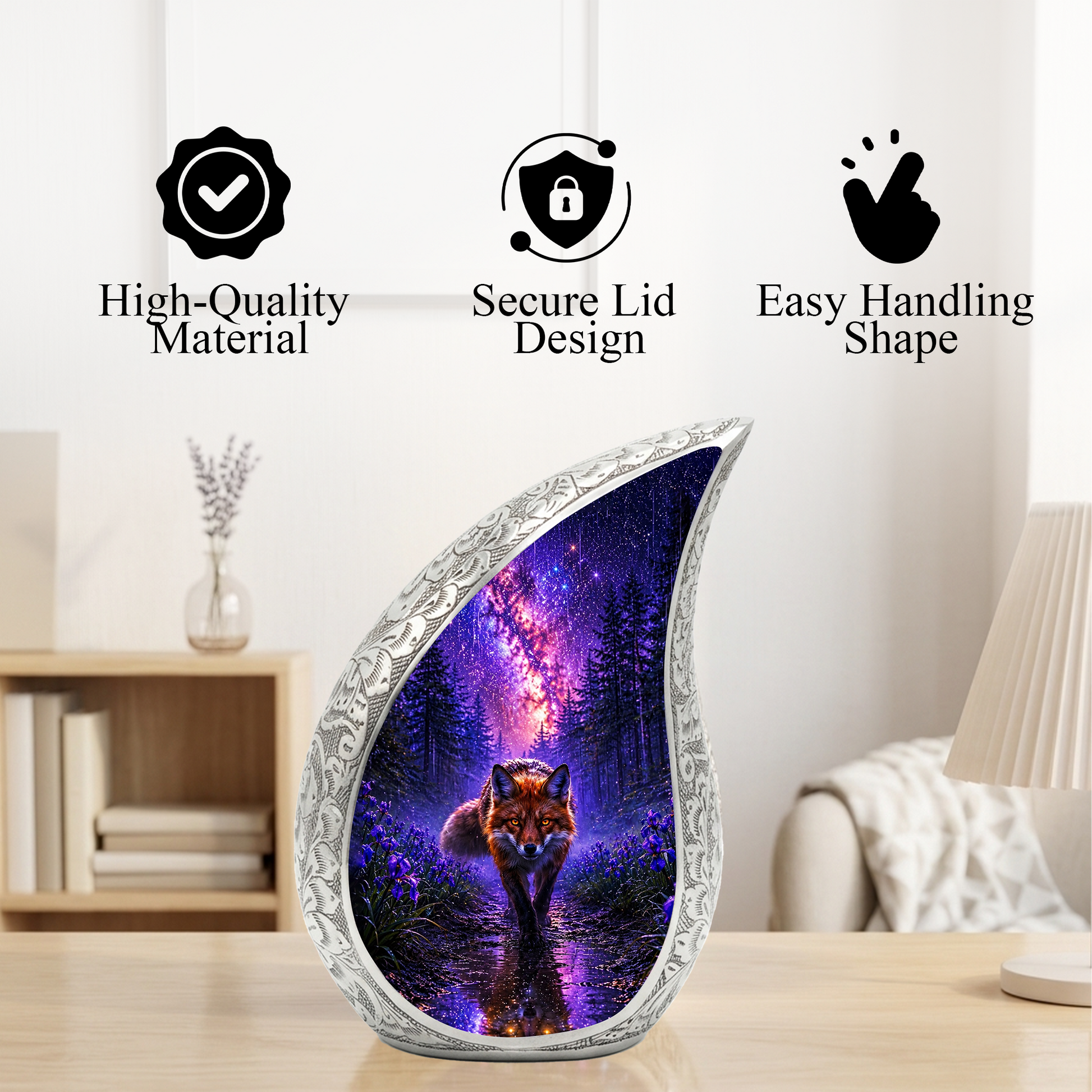 Fox Urn for Human Ashes | Wildlife Adult Cremation Urn | Fox Memorial Urn for Adult AsheFox Urn for Human Ashes | Wildlife Adult Cremation Urn | Fox Memorial Urn for Adult Ashes