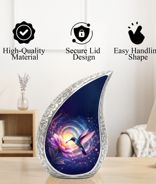 Hummingbird Adult Urn for Human Ashes – Premium Hummingbird Cremation Urn