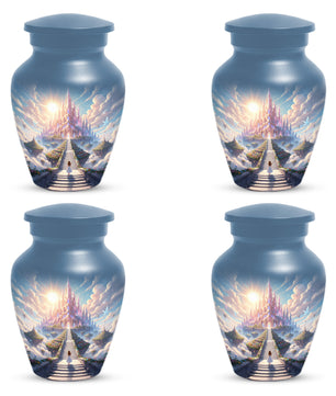 Heaven Stairway Urn for Mom – Custom Angel Memorial Cremation Urn for Ashes