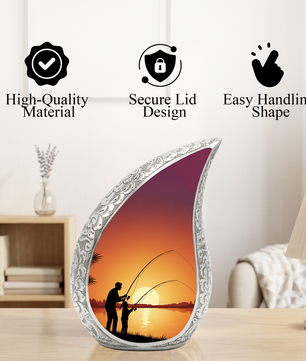 Fishing Urn for Dad | Gone Fishing Urn | Fishing Urns for Human Ashes