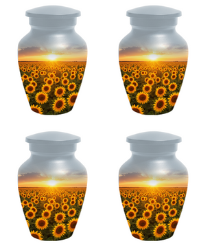 Sunflower Urn for Ashes, Custom Cremation Urn, Memorial Urn for Mom