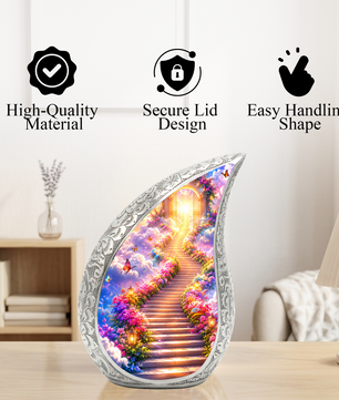 Heaven Gate Adult Urn for Ashes – Personalized Adult Cremation Urn | Memorial Urn & Funeral Urn for Adult Ashes
