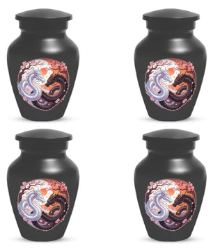 Yin Yang Dragon Urn – Custom Dragon Cremation Urns for Ashes|  Memorial Keepsake for Mom &Dad