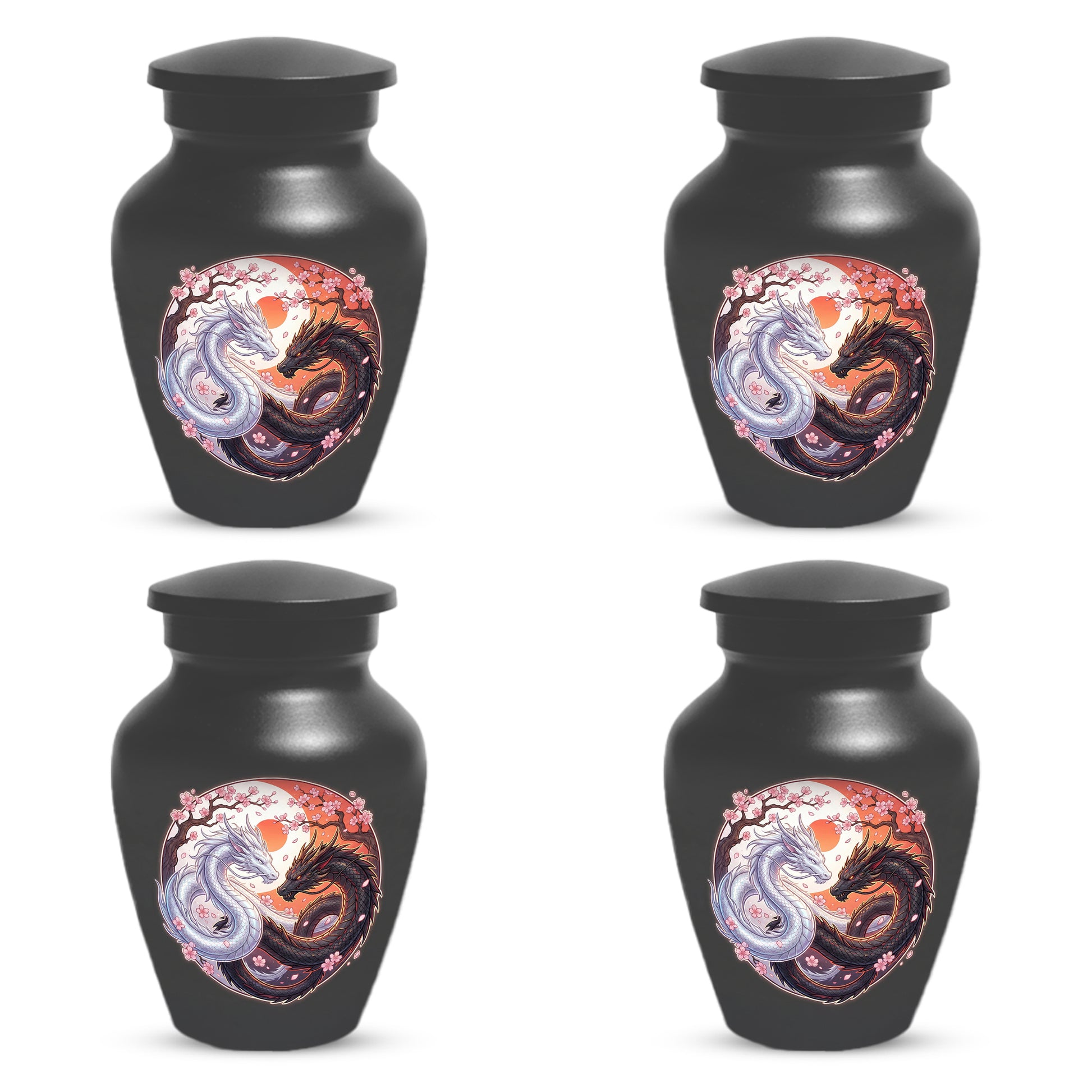 Yin Yang Dragon Urn – Custom Dragon Cremation Urns for Ashes|  Memorial Keepsake for Mom &Dad