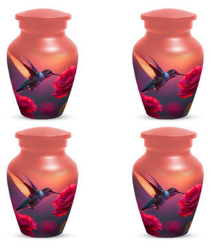Hummingbird Sunset Adult Urn for Human Ashes | Elegant Adult Cremation Urn for Ashes