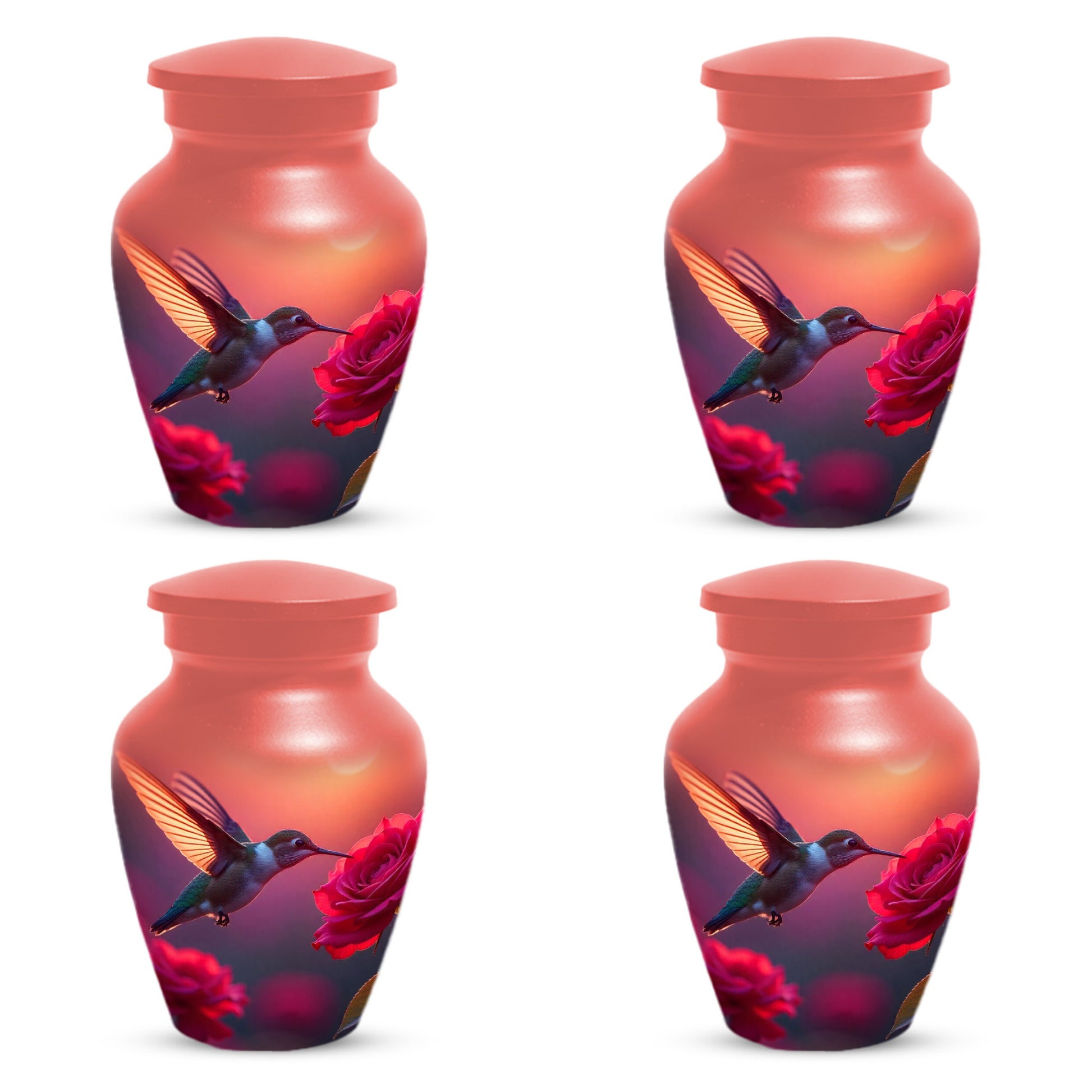 Hummingbird Sunset Adult Urn for Human Ashes | Elegant Adult Cremation Urn for Ashes