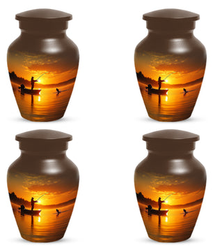 Fishing Urn for Human Ashes | Gone Fishing Cremation Urn for Dad