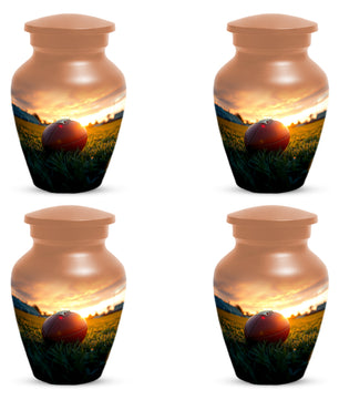 Football Urn for Dad – Custom Football Cremation Urns for Ashes |  Sports Memorial  Keepsake for Father,