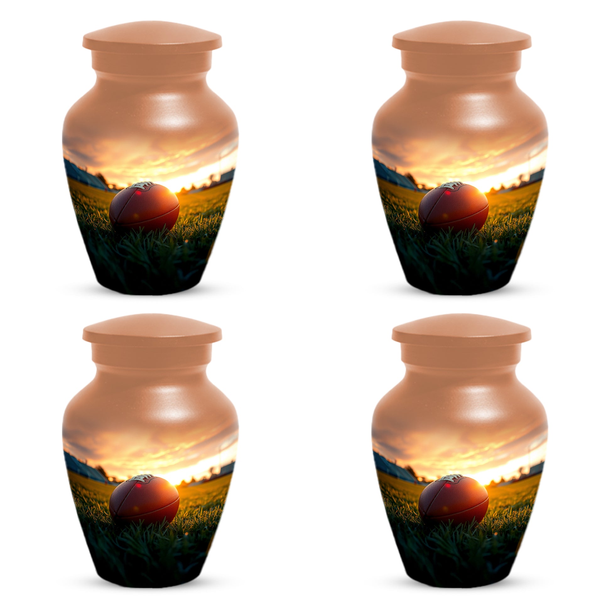 Football Urn for Dad – Custom Football Cremation Urns for Ashes |  Sports Memorial  Keepsake for Father,
