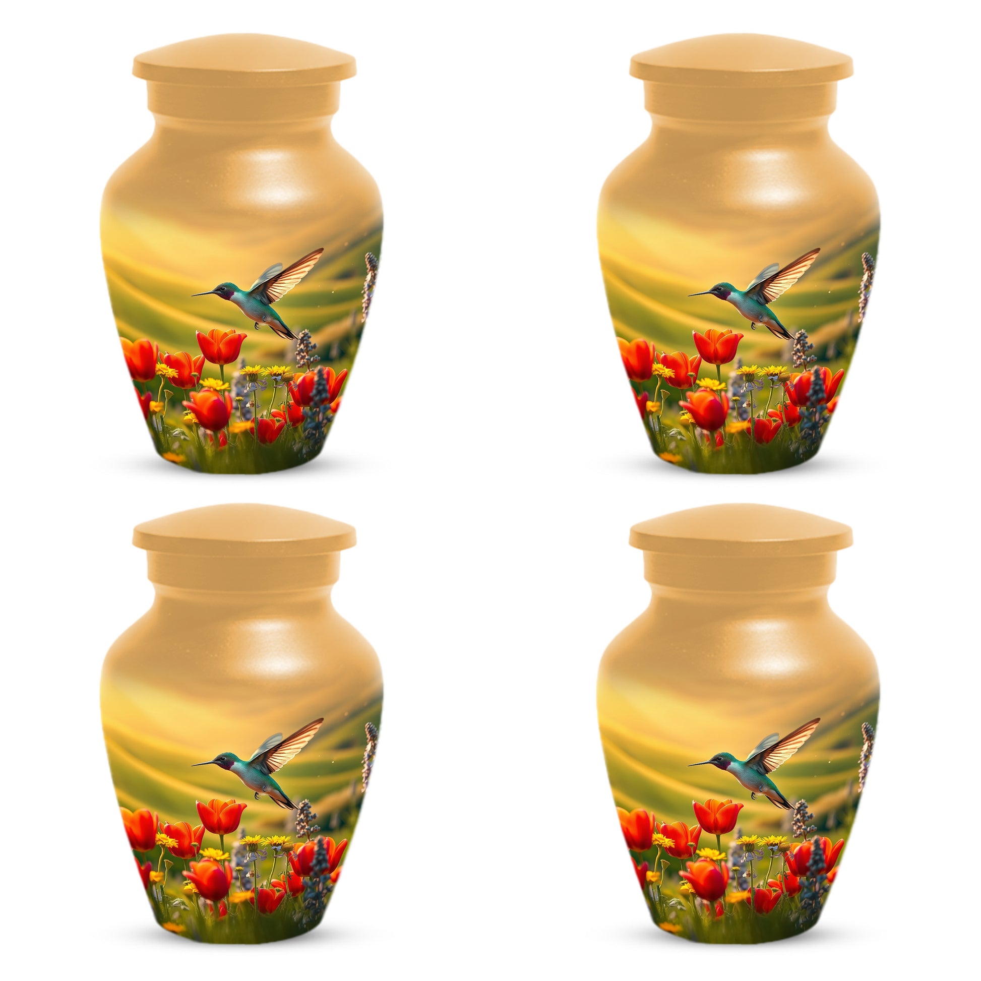 Hummingbird Urn for Mom – Custom Floral Cremation Urns for Ashes