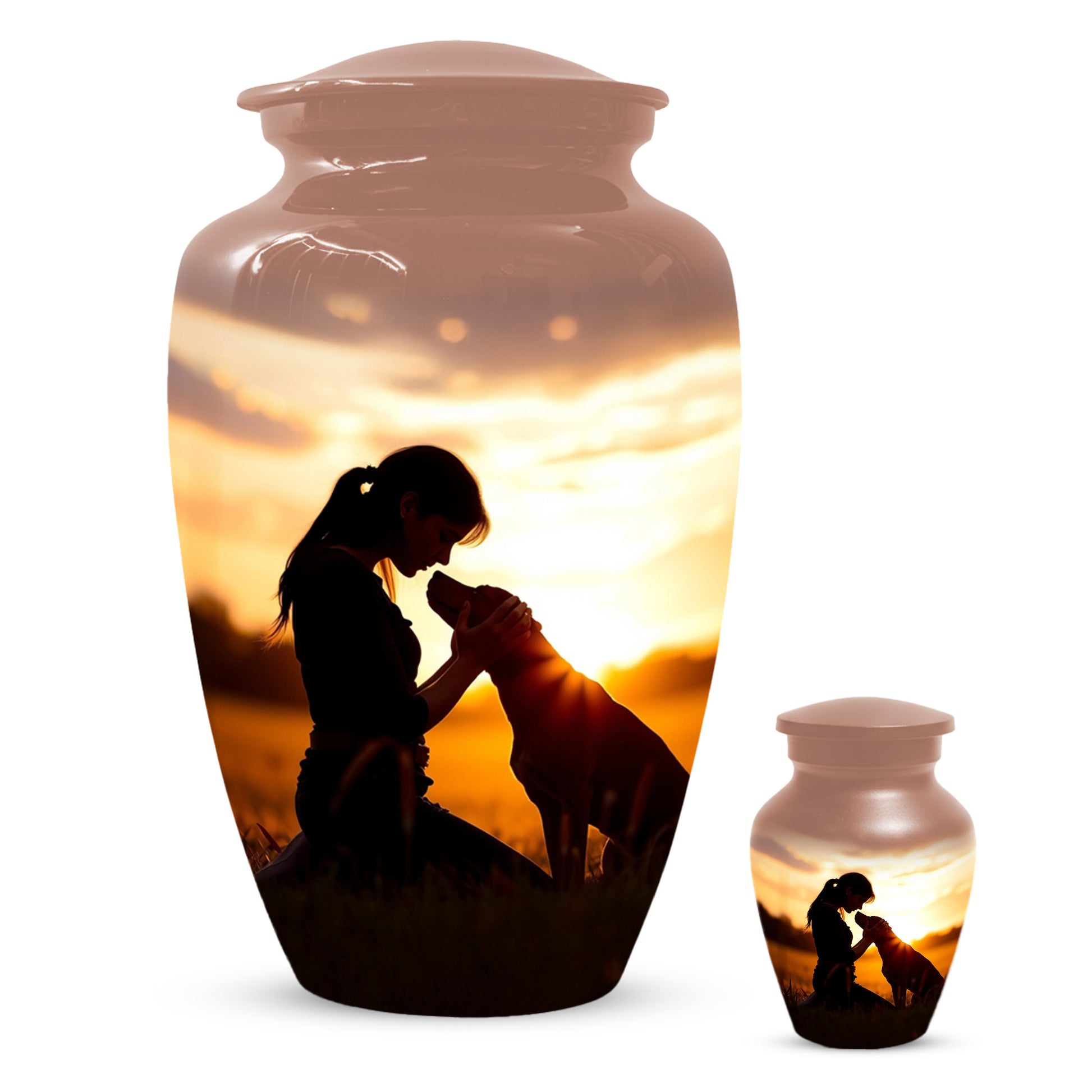 Dog Memorial Cremation Urn for Mom - Beautiful Urns for Women
