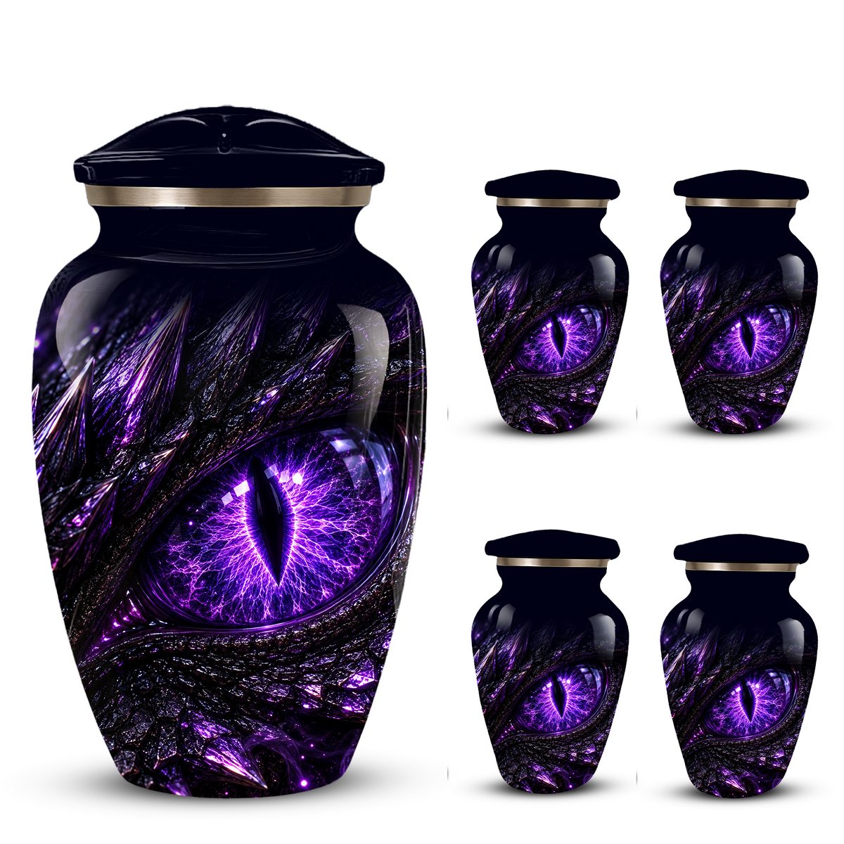 Dragon Eye Cremation Urn for Ashes | Personalized Dragon Urn | Fantasy Adult Memorial Urn