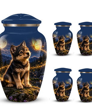 Personalized Dog Cremation Urn for Ashes – Custom Pet Memorial Urn for Dogs